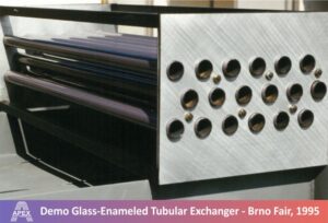 Demo Glass-Enameled Tubular Exchanger - Brno Fair, 1995